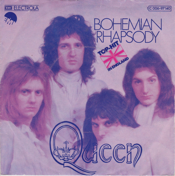Queen : Bohemian Rhapsody (7", Single, Inj)