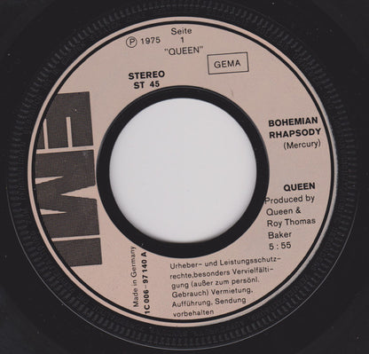 Queen : Bohemian Rhapsody (7", Single, Inj)