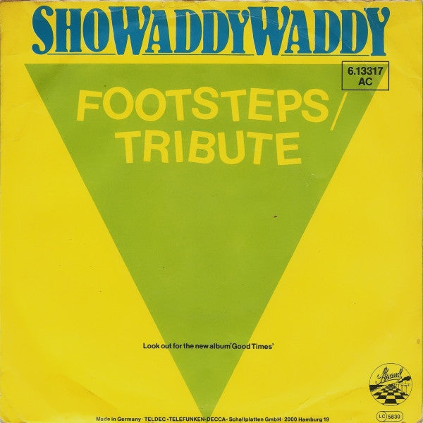 Showaddywaddy : Footsteps (7", Single)