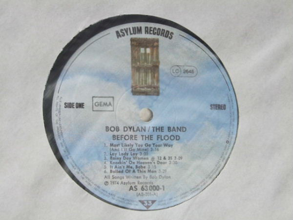 Bob Dylan / The Band : Before The Flood (2xLP, Album, RE, Gat)