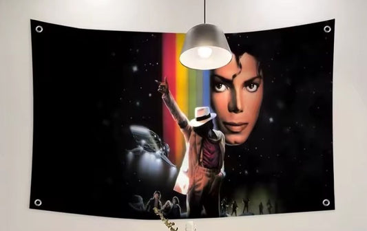Grote Michael Jackson Vlag