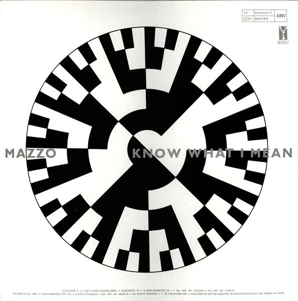 Sieg Über Die Sonne : Mazzo / Know What I Mean (12")