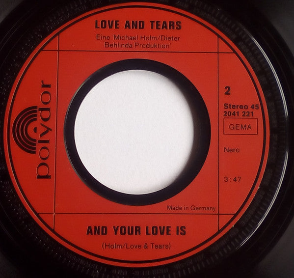 Love And Tears : Needles And Pins (7", Single)