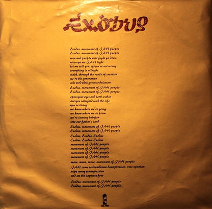 Bob Marley & The Wailers : Exodus (LP, Album)