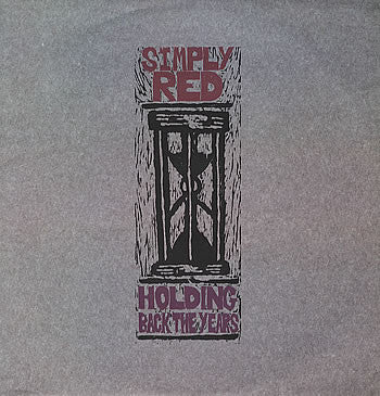 Simply Red : Holding Back The Years (12", Single, Bla)