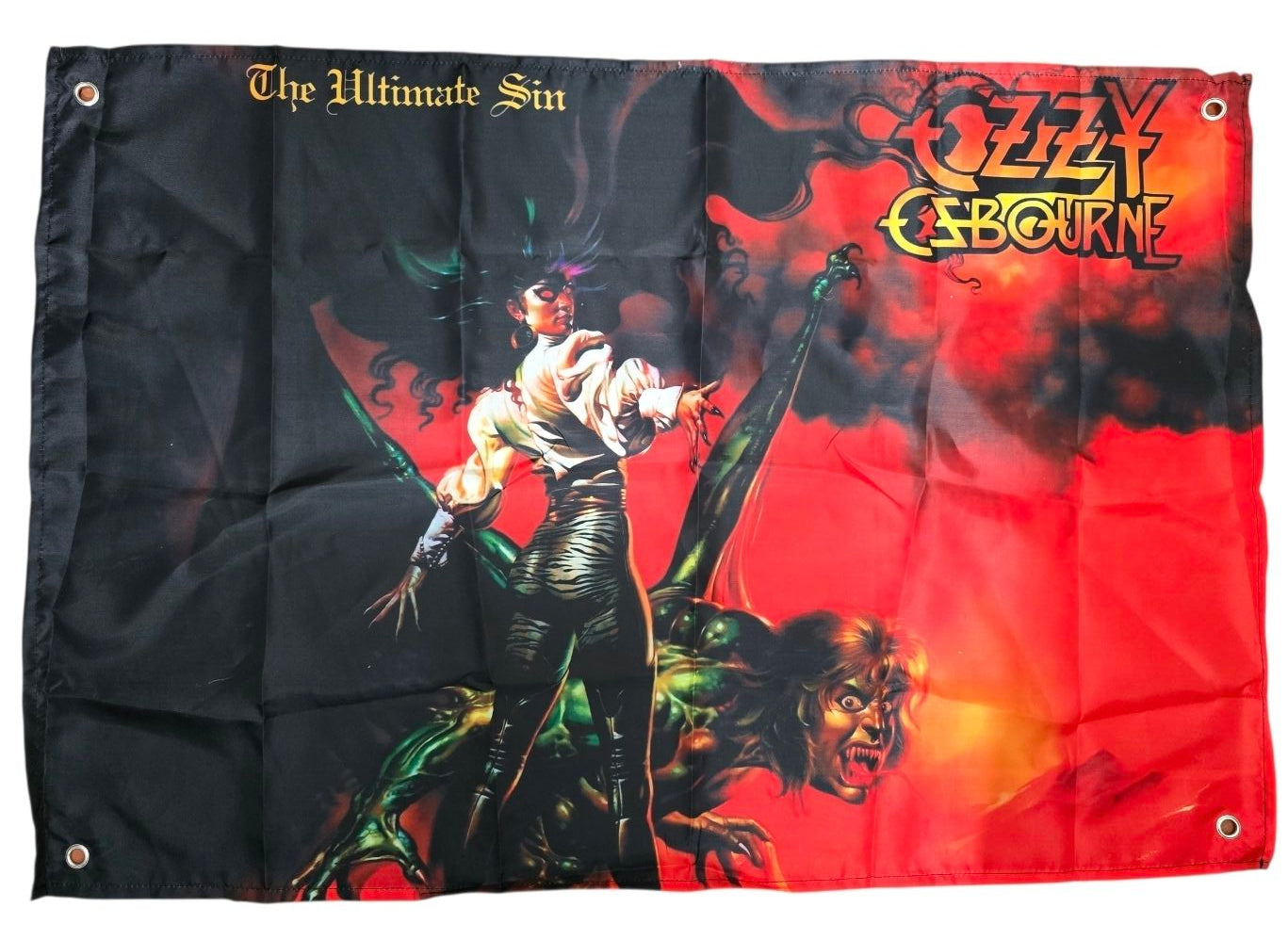 Ozzy Osbourne - The Ultimate Sin Vlag