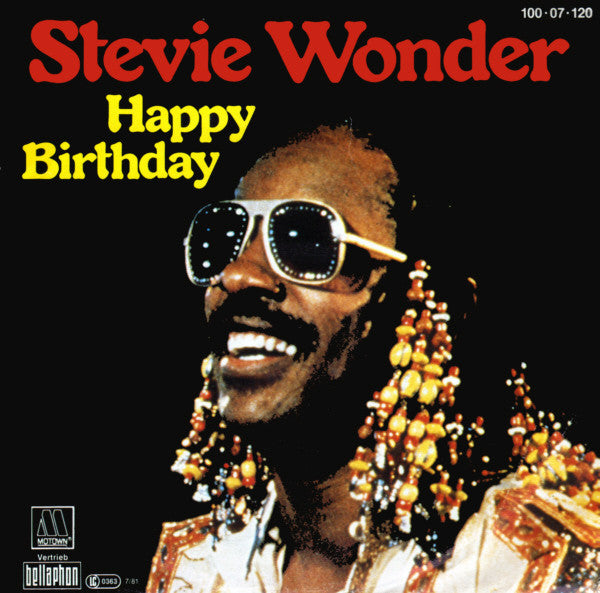 Stevie Wonder : Happy Birthday (7", Single)