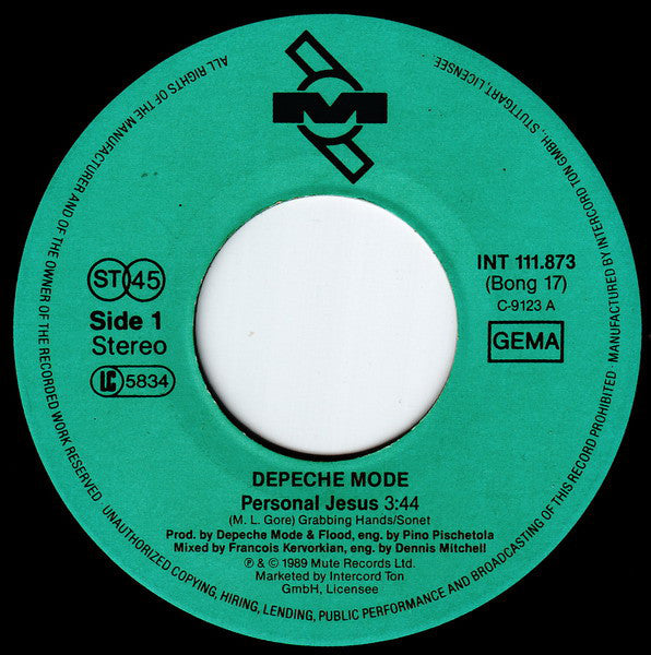 Depeche Mode : Personal Jesus (7", Single)