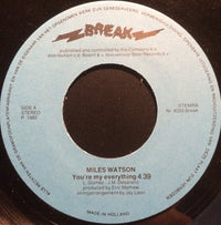 Miles Watson : You're My Everything (7")