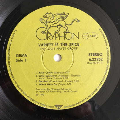 The Louis Hayes Group : Variety Is The Spice (LP, Album)