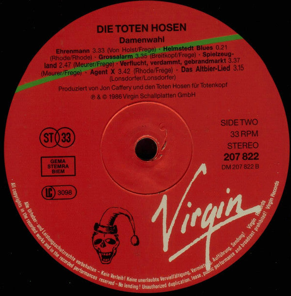 Die Toten Hosen : Damenwahl (LP, Album)