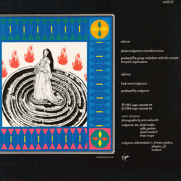 Endgames : Desire (12", Single, Ltd)