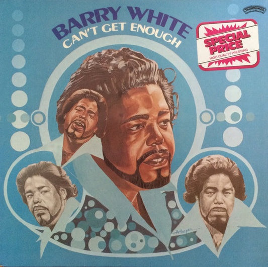 Barry White : Can't Get Enough (LP, Album, RE)