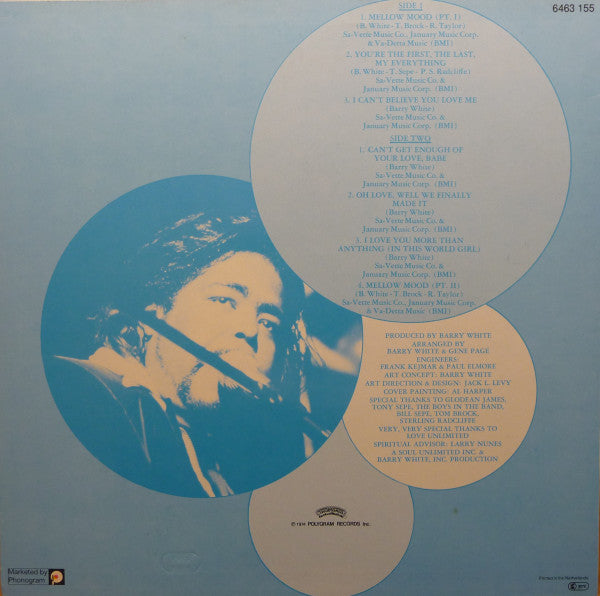 Barry White : Can't Get Enough (LP, Album, RE)