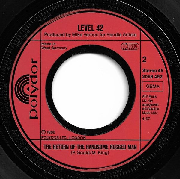 Level 42 : Are You Hearing (What I Hear)? (7", Single)
