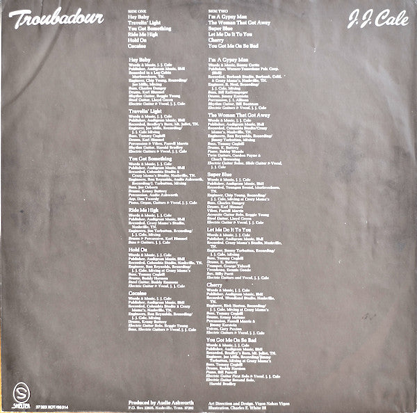J.J. Cale : Troubadour (LP, Album)