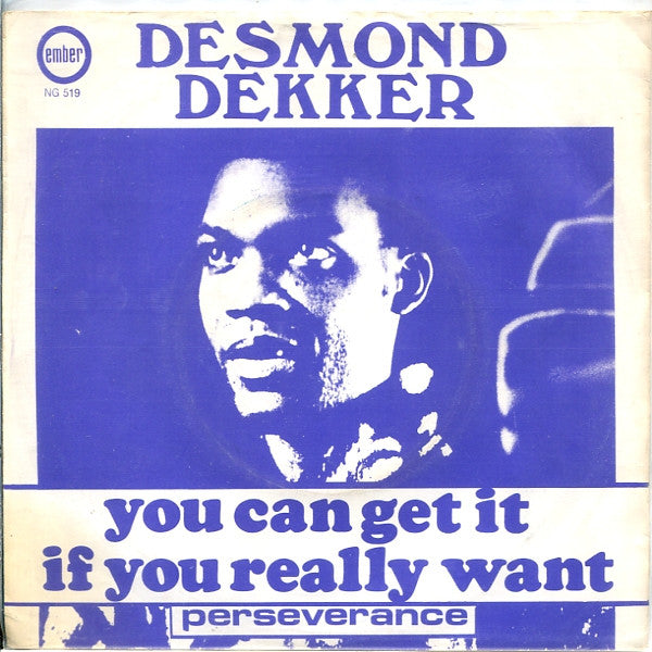 Desmond Dekker : You Can Get It If You Really Want  (7", Single)