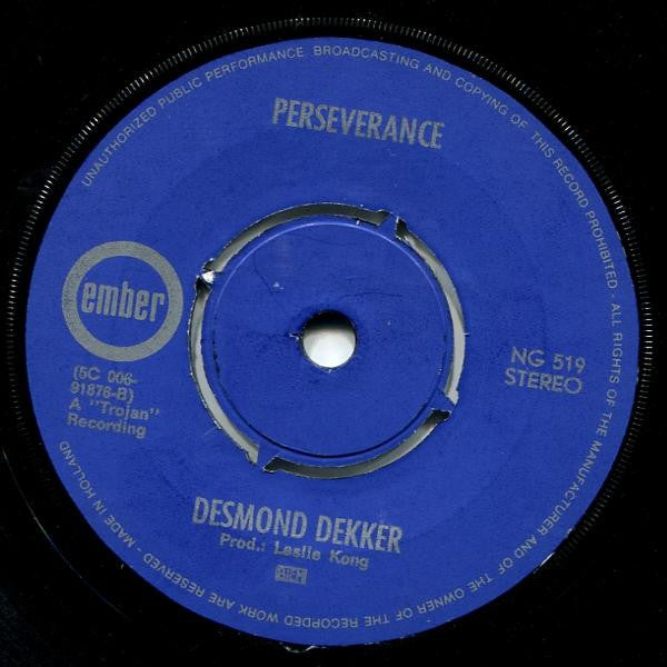 Desmond Dekker : You Can Get It If You Really Want  (7", Single)