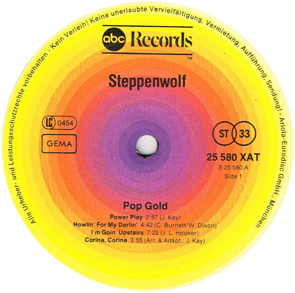 Steppenwolf : Pop Gold (LP, Album, RE)