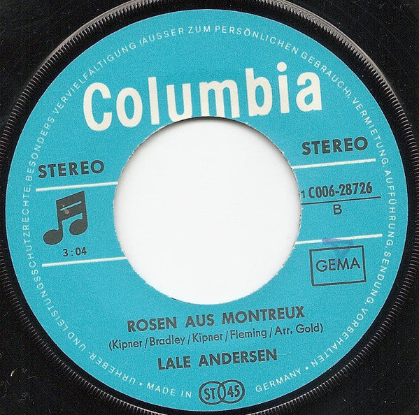 Lale Andersen : Der Rummelplatz Am Hafen (7", Single)