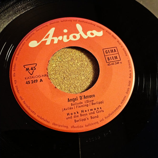 Hank Hermans : Angel D'Amore (7", Single)