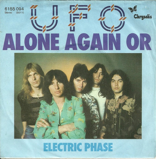 UFO (5) : Alone Again Or (7", Single)