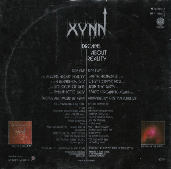 Xynn : Dreams About Reality (LP, Album)