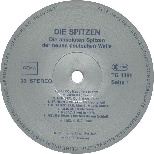 Various : Die Neuen Spitzen (LP, Comp)