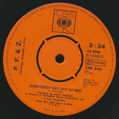 Fishbaugh, Fishbaugh & Zorn : Everybody Get Out Of Bed (7", Single)