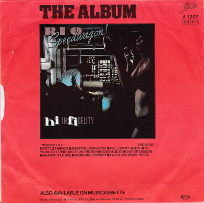 REO Speedwagon : Take It On The Run (7", Single)