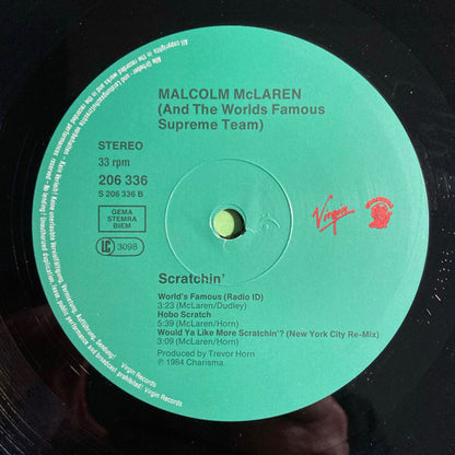 Malcolm McLaren And The World's Famous Supreme Team Show* : Scratchin (LP, Album, Mixed)