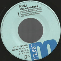 Nicki (8) : Abra-Cadabra (7", Single)