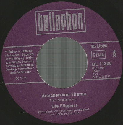 Die Flippers : Ännchen Von Tharau (7", Single)