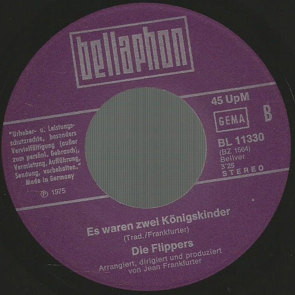 Die Flippers : Ännchen Von Tharau (7", Single)