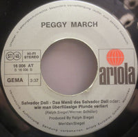 Peggy March : Salvador Dali - Das Menü Des Salvador Dali, Oder: Wie Man Überflüssige Pfunde Verliert / Cassius Clay - I'm The Greatest (7", Single)