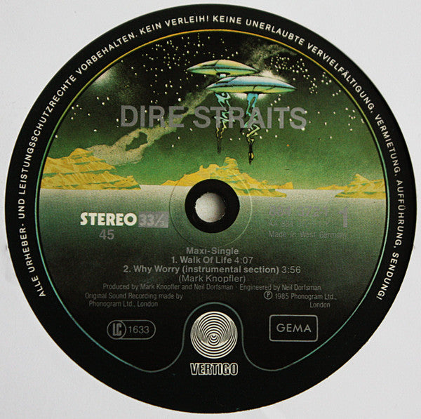 Dire Straits : Walk Of Life (12", Maxi)