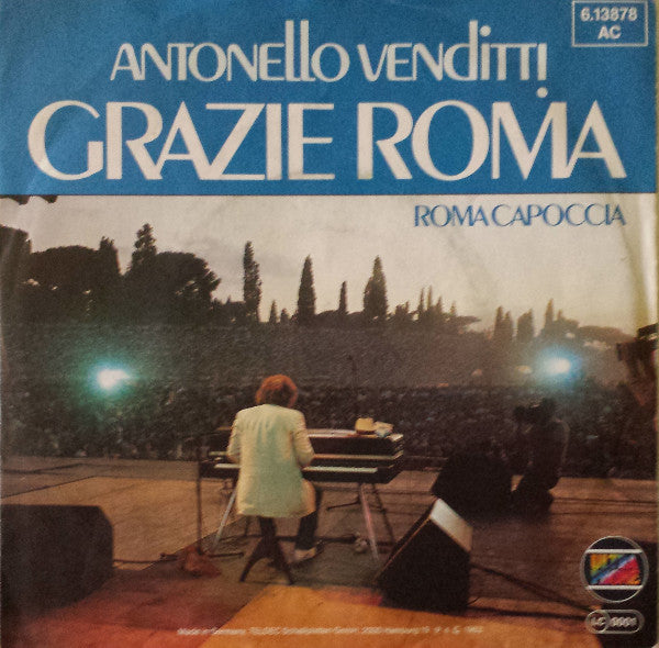 Antonello Venditti : Grazie Roma (7", Single)