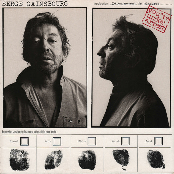 Serge Gainsbourg : You're Under Arrest (LP, Album)