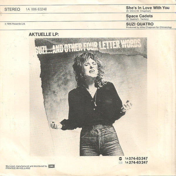 Suzi Quatro : She's In Love With You (7", Single)