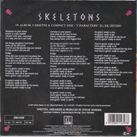 Stevie Wonder : Skeletons (7", Single)