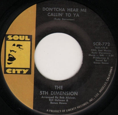 The 5th Dimension* : Medley: Aquarius / Let The Sunshine In / The Flesh Failures (7", Single)