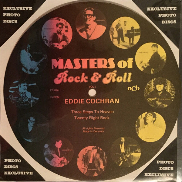 Eddie Cochran : Three Steps To Heaven / Twenty Flight Rock (7", S/Sided, Card, Pic)