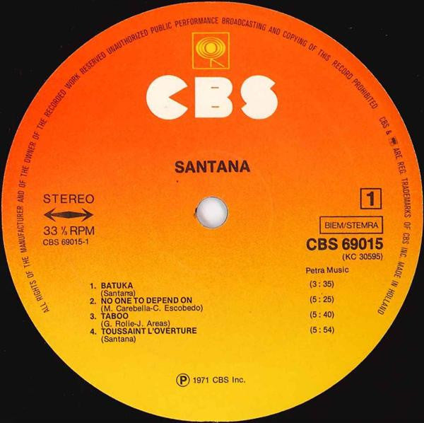 Santana : 3 (LP, Album, RE, Gat)