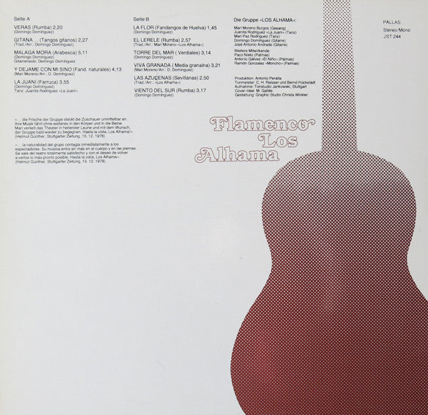 Los Alhama : Flamenco Los Alhama (LP, Album)