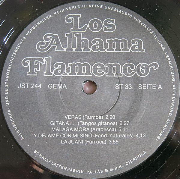 Los Alhama : Flamenco Los Alhama (LP, Album)