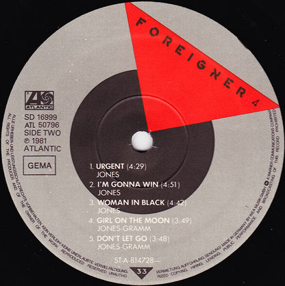 Foreigner : 4 (LP, Album)