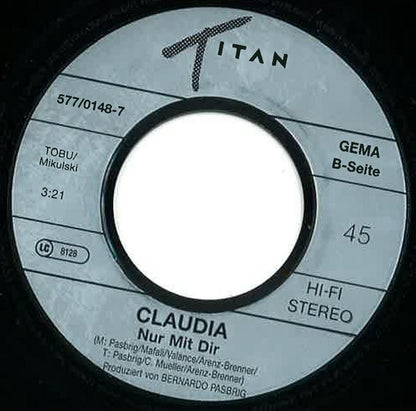 Claudia (56) : Im Traum (7", Single)