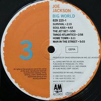 Joe Jackson : Big World (LP + LP, S/Sided + Album)