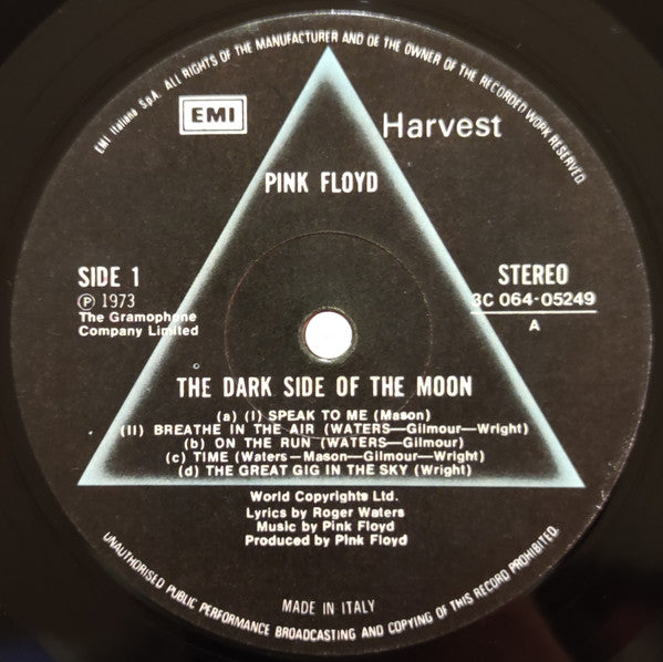 Pink Floyd : The Dark Side Of The Moon (LP, Album, RP, Gat)