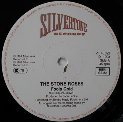 The Stone Roses : Fools Gold 9.53 (12", Maxi)